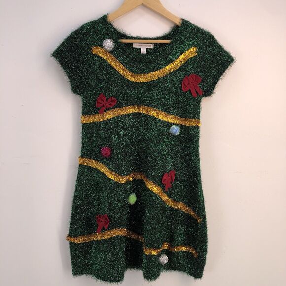 NEW JUNIORS UGLY Christmas Dress Size Small - Picture 1 of 16